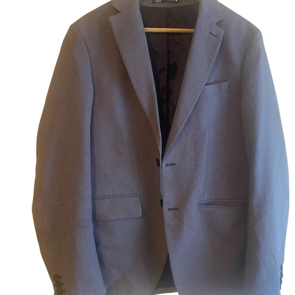 Zara Men's Elegant Blue Blazer